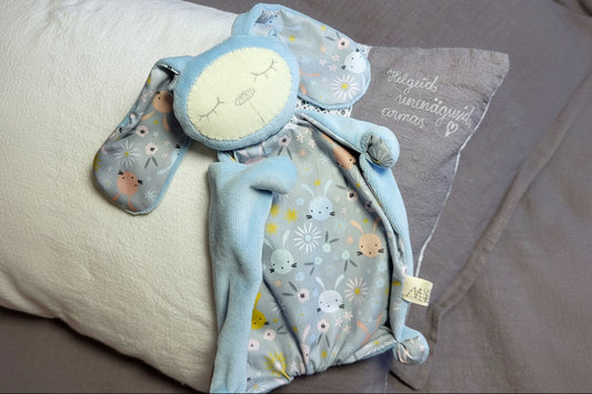 Blue bunny lovey