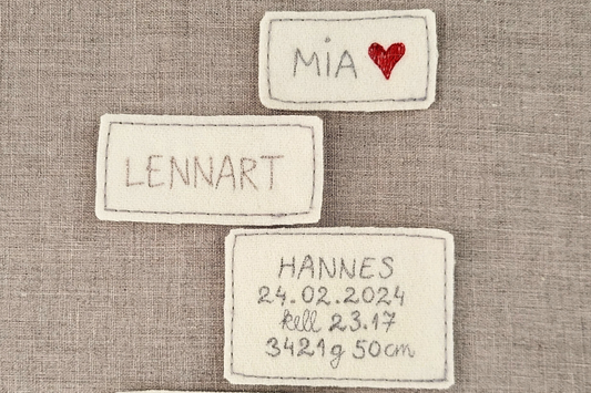 Personaliseering trükitähtedega