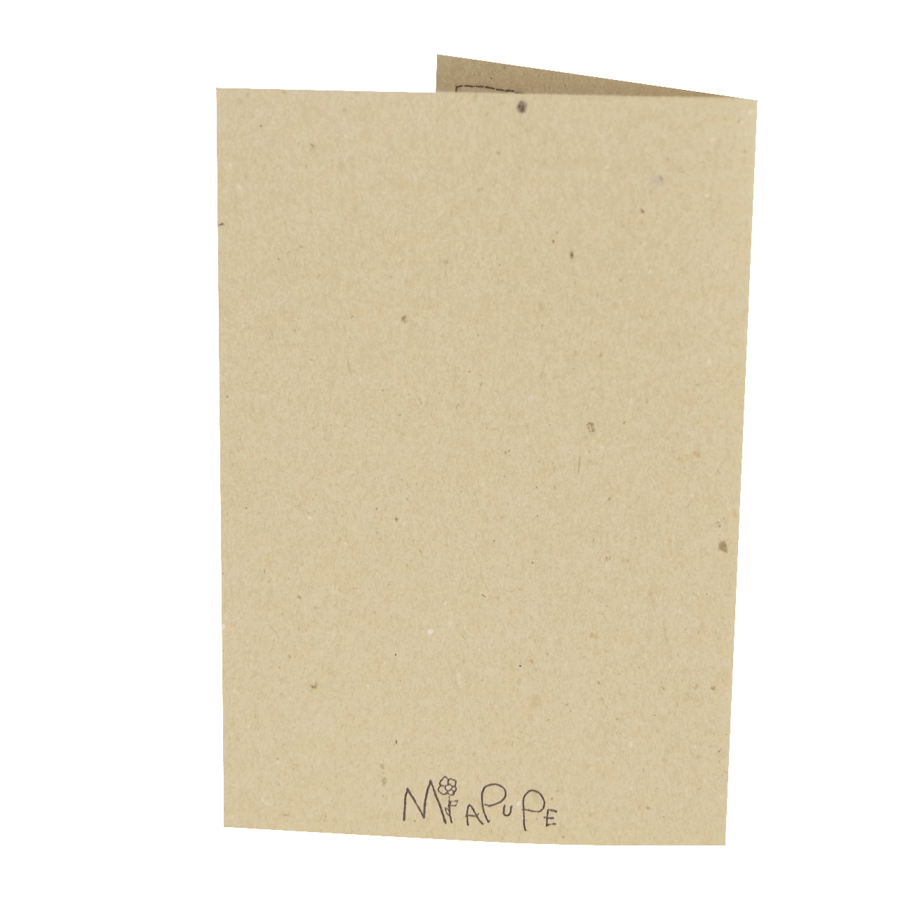 A name card with an owl