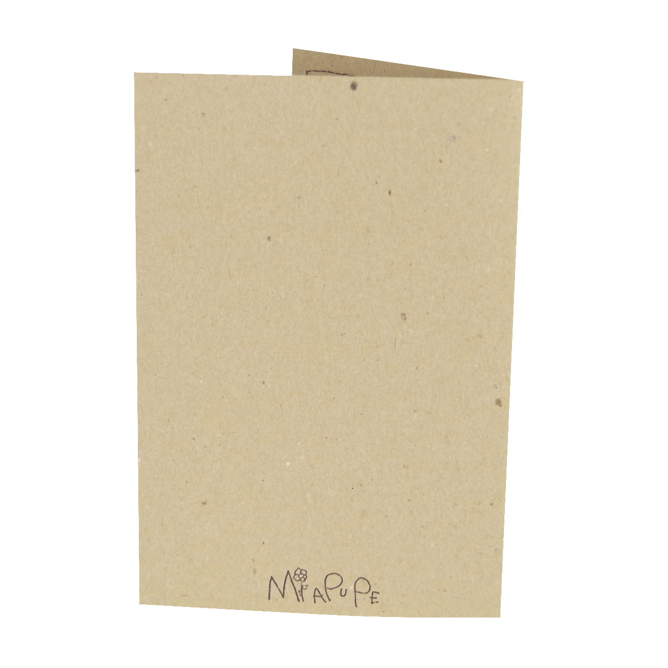 Oma tekstiga toonekure katsikukaart poisile