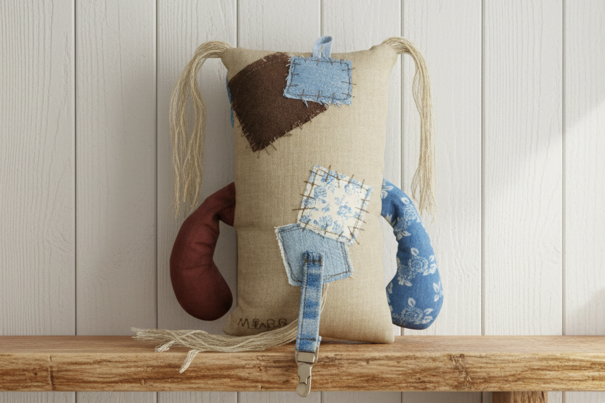 Stuffed monster doll, housewarming gift