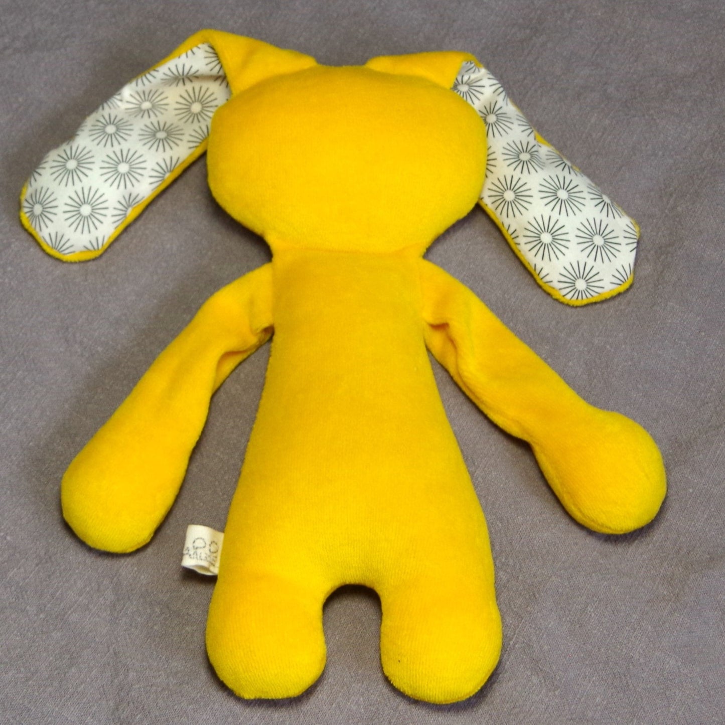 Yellow bunny soft toy