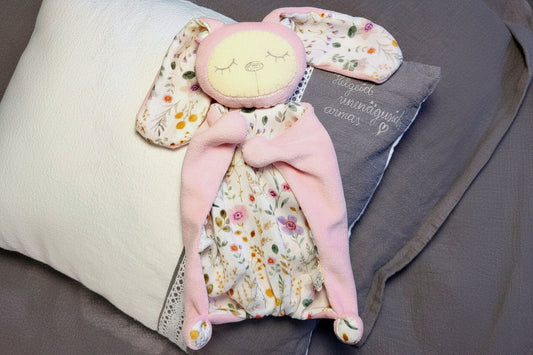 Pink bunny lovey