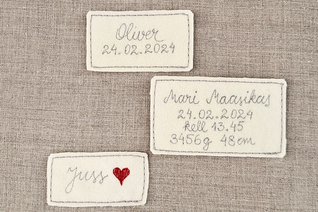 Personaliseering kirjatähtedega