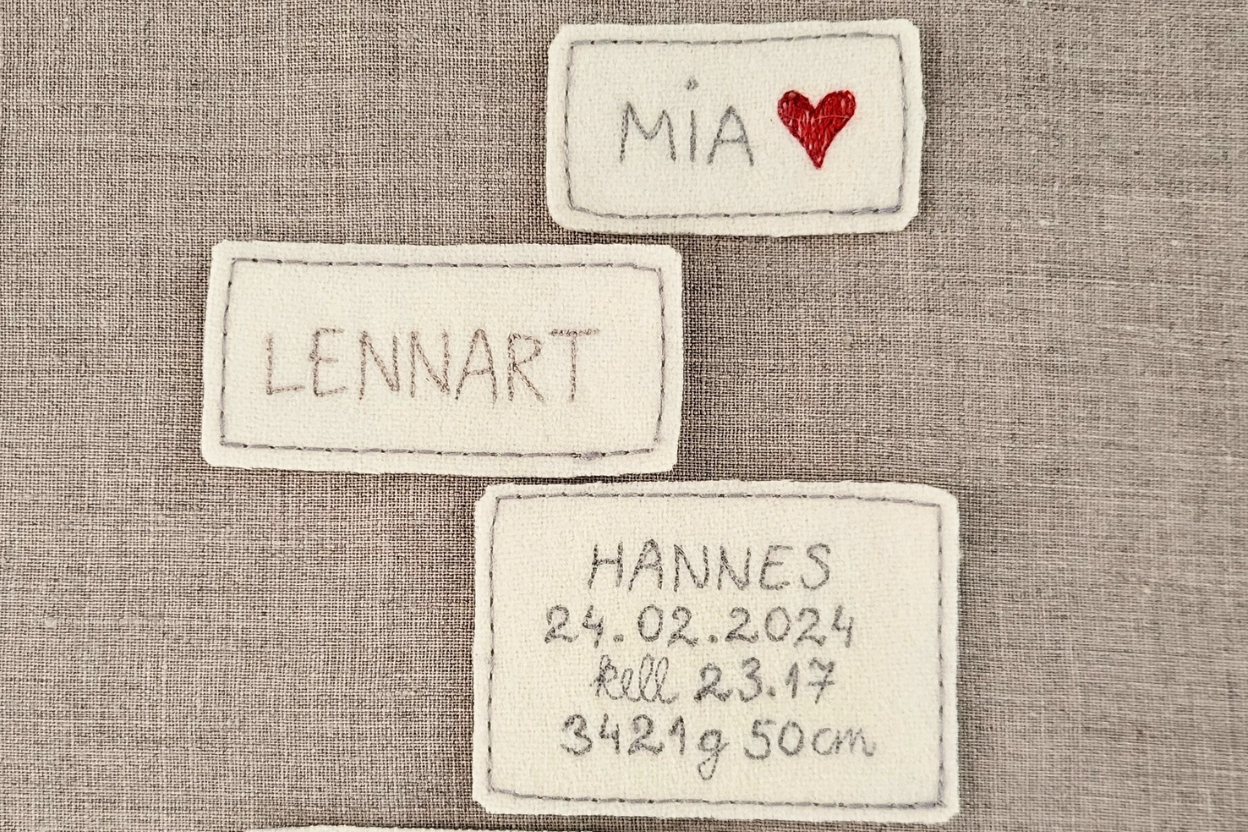 Personaliseering trükitähtedega